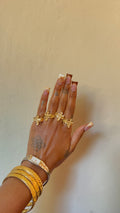 Nugget Cross Ring